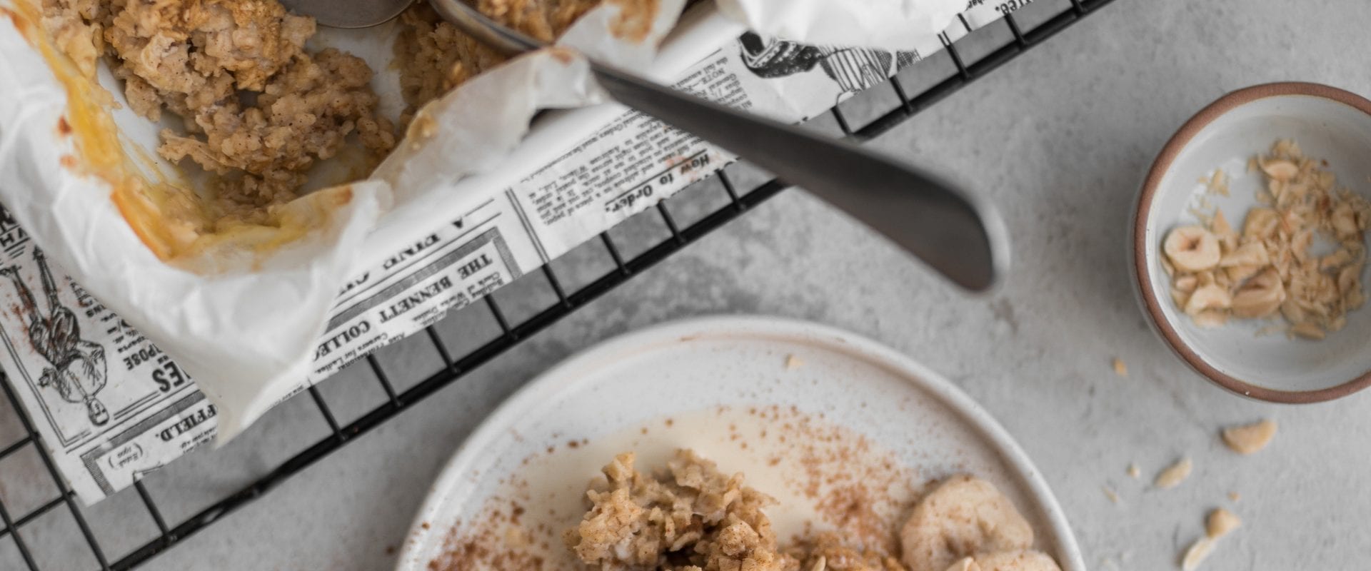 Baked Vanilla Pudding Oats