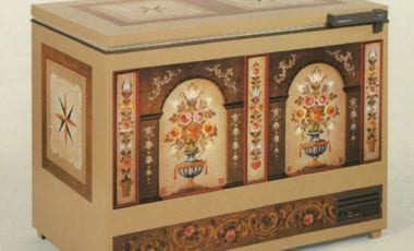 Unikate: So sahen Liebherr-Gefriertruhen mit Bauernmalerei aus