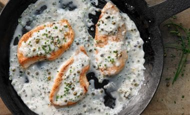 Schnelle Putensteaks