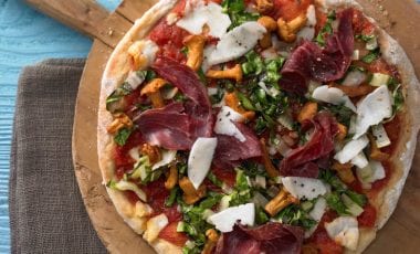 Mangold-Pfifferling-Pizza Mangold-Pfifferling-Pizza