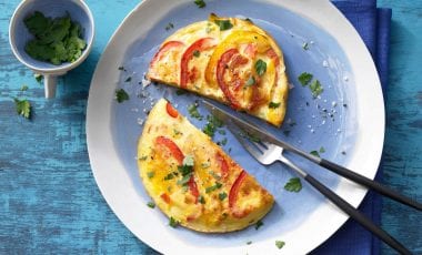 Paprika-Tomaten-Omelett Paprika-Tomaten-Omelett