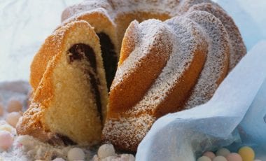 Marmorkuchen in der Gugelhupfform