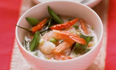 Asiatische Garnelensuppe