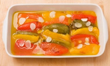 Paprika mit Knoblauch Paprika mit Knoblauch