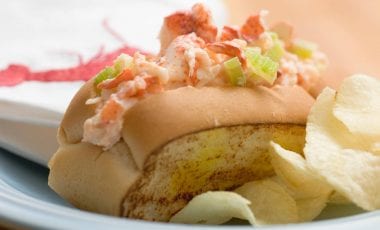 Brötchen mit Hummer