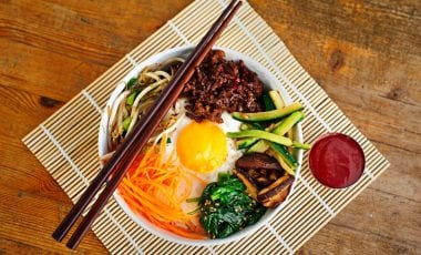 Koreanisches Bibimbap Koreanisches Bibimbap