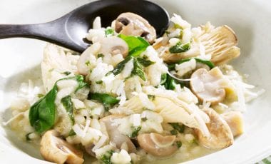 Pilz-Spinat-Risotto Pilz-Spinat-Risotto