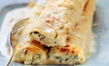 Cannelloni mit Ricotta und Spinat Cannelloni mit Ricotta und Spinat