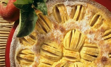 Apfelkuchen mit Eierguss Apfelkuchen mit Eierguss