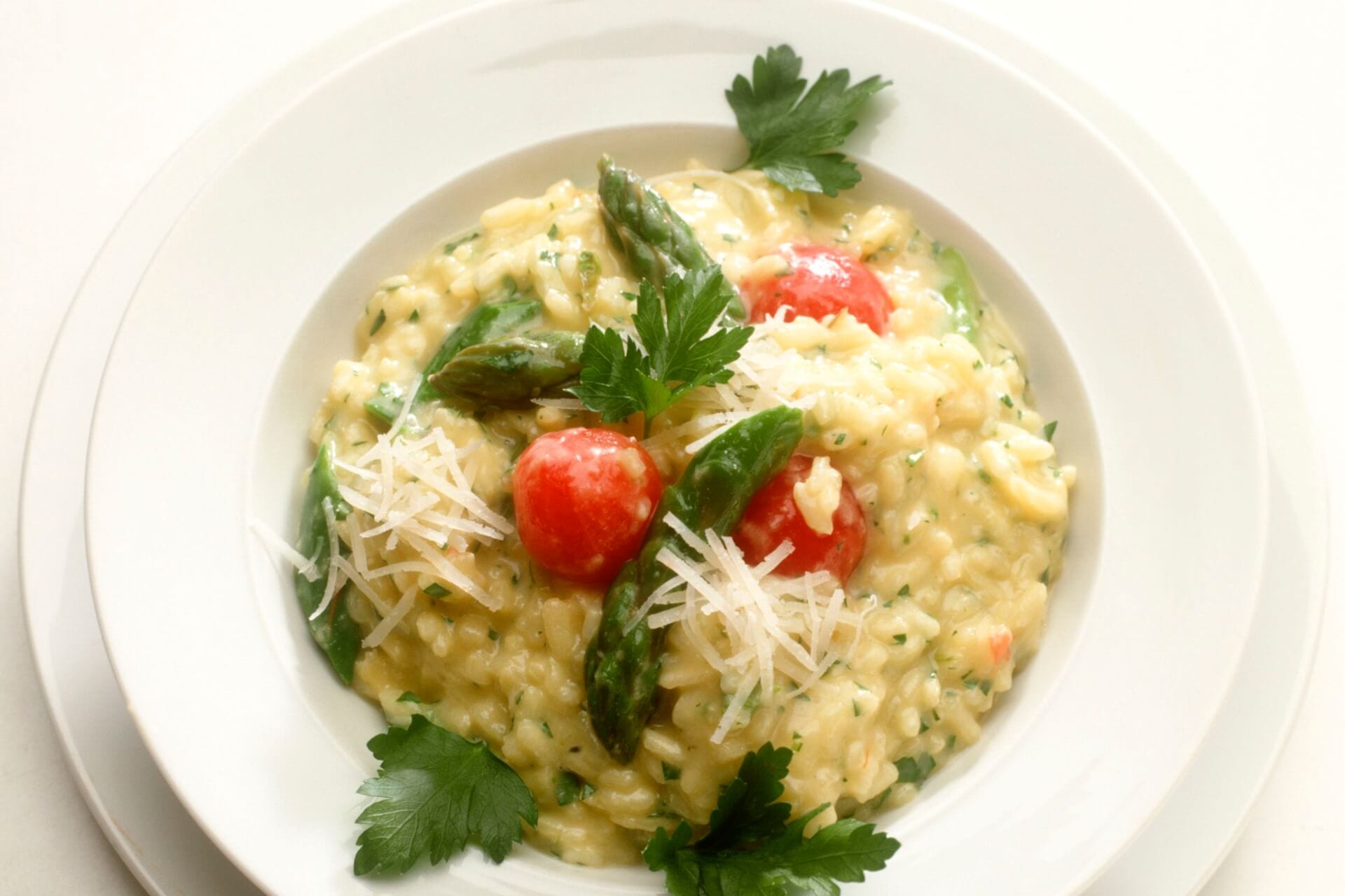 Safranrisotto mit Spargel - FreshMAG