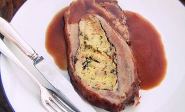 Gefüllte Kalbsbrust