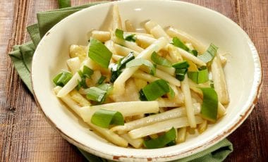 Gebratener Spargel mit Bärlauch Gebratener Spargel mit Bärlauch