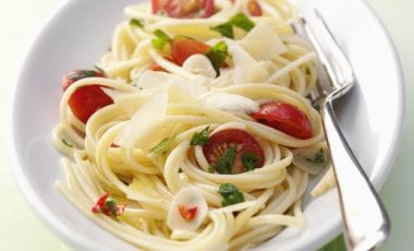 Spaghetti mit Tomaten Spaghetti mit Tomaten