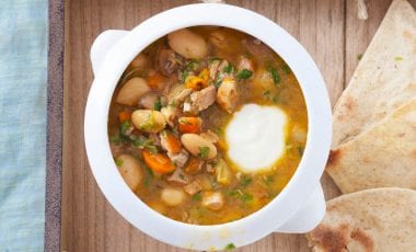 Chili con Carne mit Schwein und weißen Bohnen