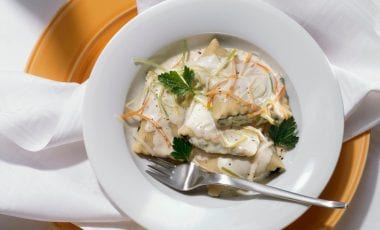 Maultaschen mit Hechtfüllung