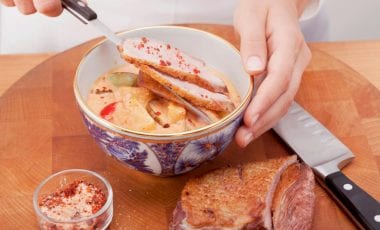 Rotes Curry mit Entenbrust