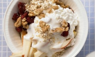 Haferflocken-Cranberry-Frühstück