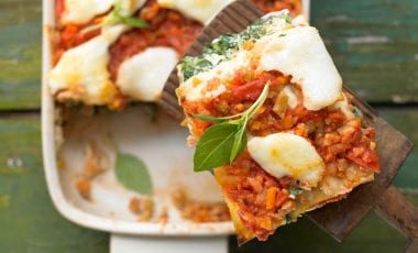 Vegetarische Spinat-Lasagne Vegetarische Spinat-Lasagne