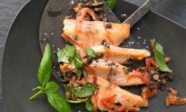 Mediterranes Lachsfilet Mediterranes Lachsfilet