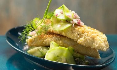 Knuspriger Sesam-Fisch Knuspriger Sesam-Fisch