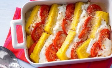 Gratinierte Polenta-Scheiben