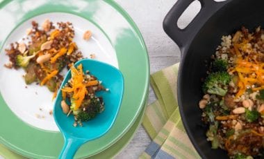 Bunte Gemüse-Bulgurpfanne