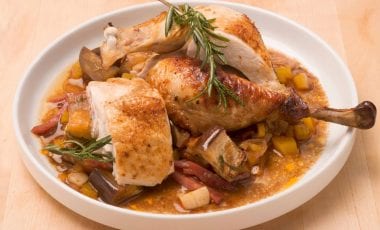 Balsamico-Hähnchen mit Gemüse