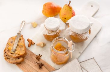 Birnen- und Ingwer-Kompott Birnen- und Ingwer-Kompott
