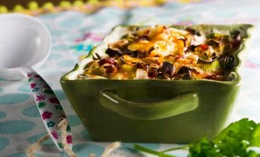 Kartoffelgratin mit Lauch und Schinken Kartoffelgratin mit Lauch und Schinken