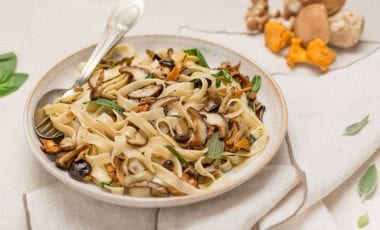 Tagliatelle mit Pilzen