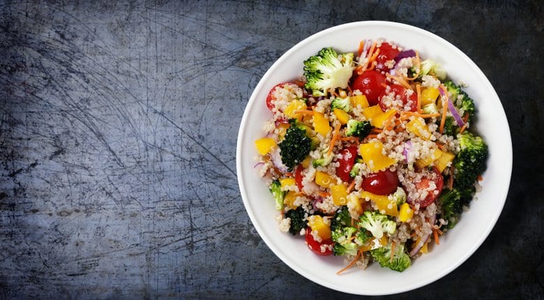 salat brokkoli quinoa schiefer