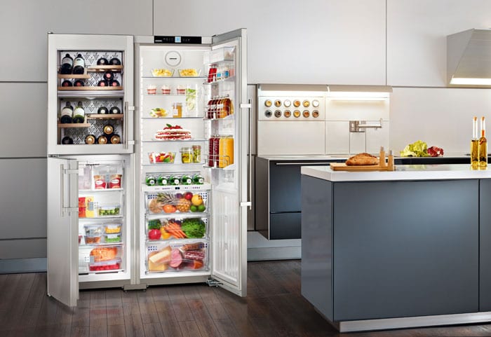 Холодильник с шестью климатическими зонами: Liebherr SBSes 7165 Side-by-Side