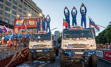Грузовики команды «КАМАЗ-мастер» с двигателями LIEBHERR одержали победу на «Дакар 2017»