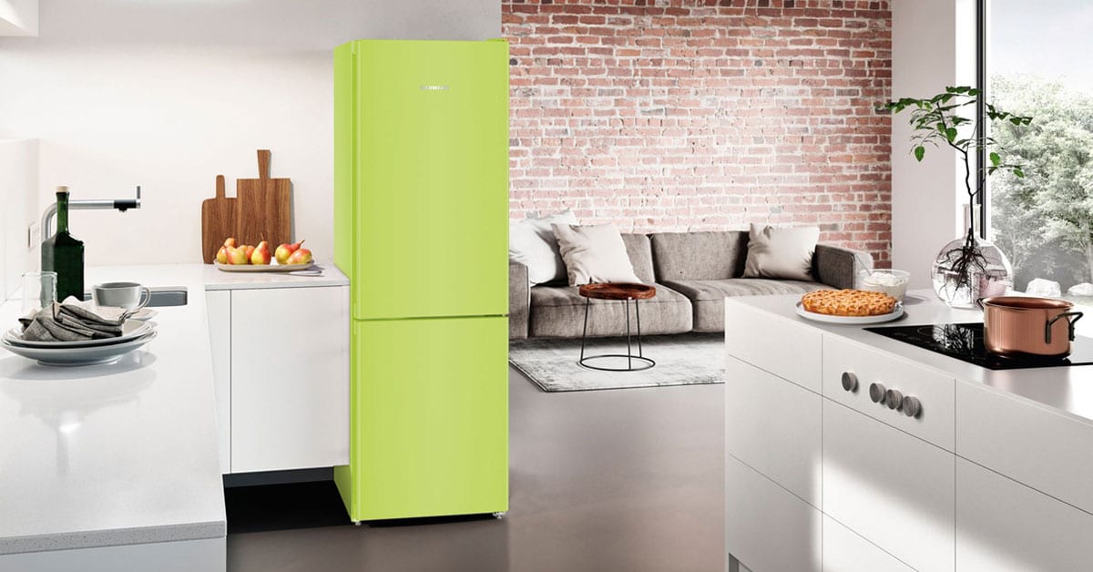 Зелёный холодильник LIEBHERR