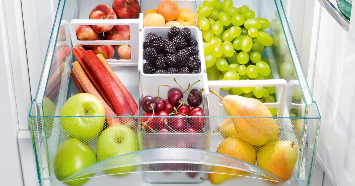 Как правильно хранить фрукты в холодильнике