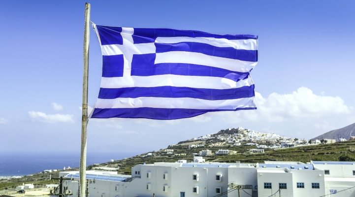Griekse wijn vlag